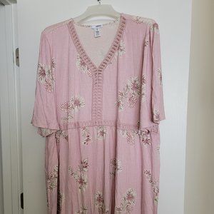 Sonoma Pink Summer Dress NWT! Size 3X